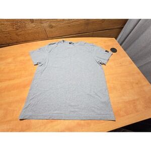 Huel Mens Grey Cotton Short Sleeve Crew Neck T-Shirt M-01-TST05-GRY Size XXXL